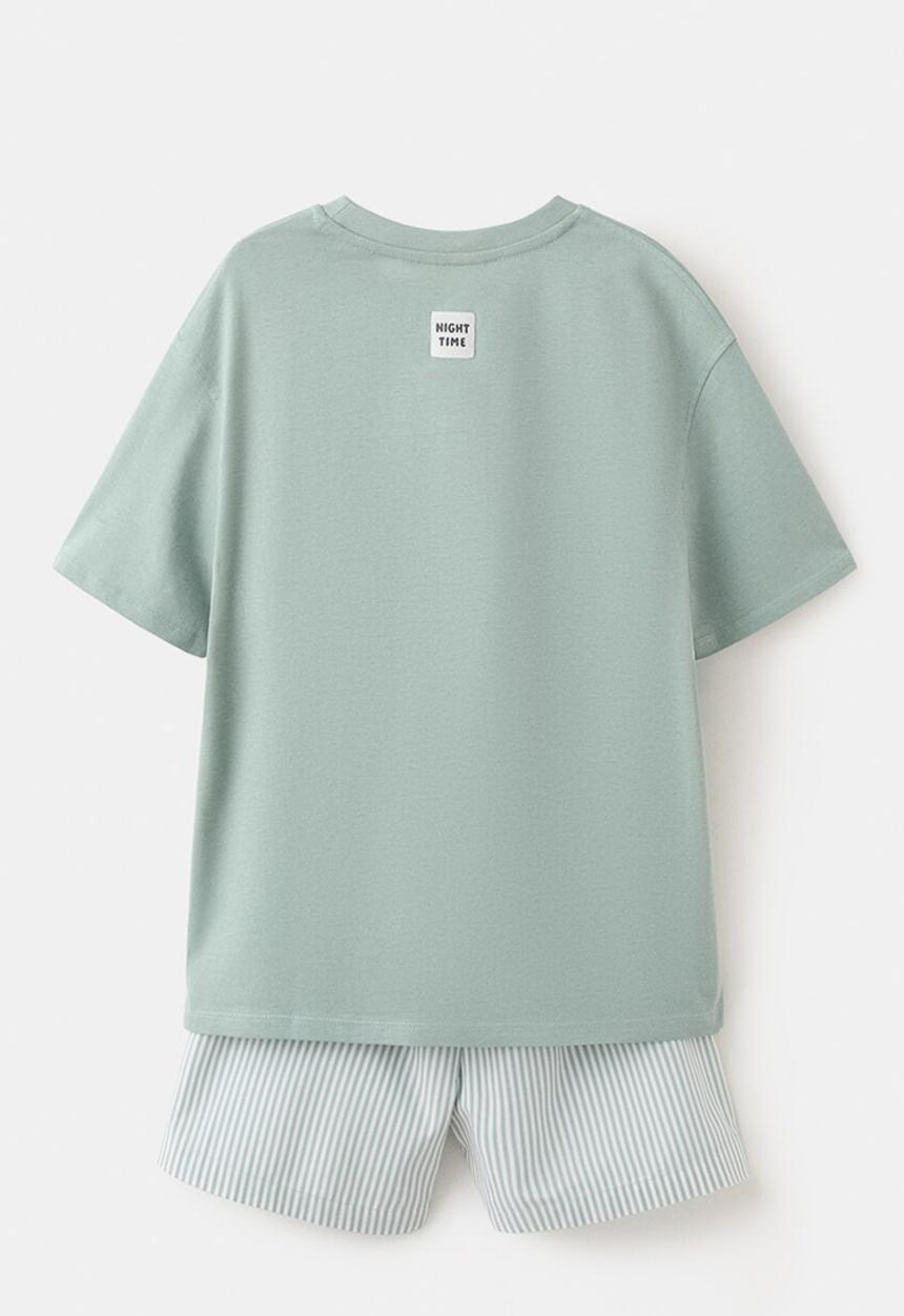 MANGO - Pyjama CLASSPI - Green