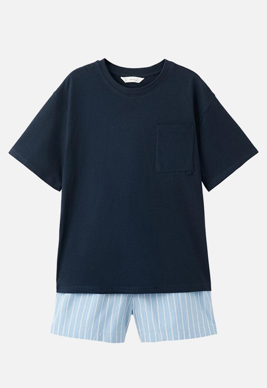 MANGO - Pyjama CLASSPI - Navy