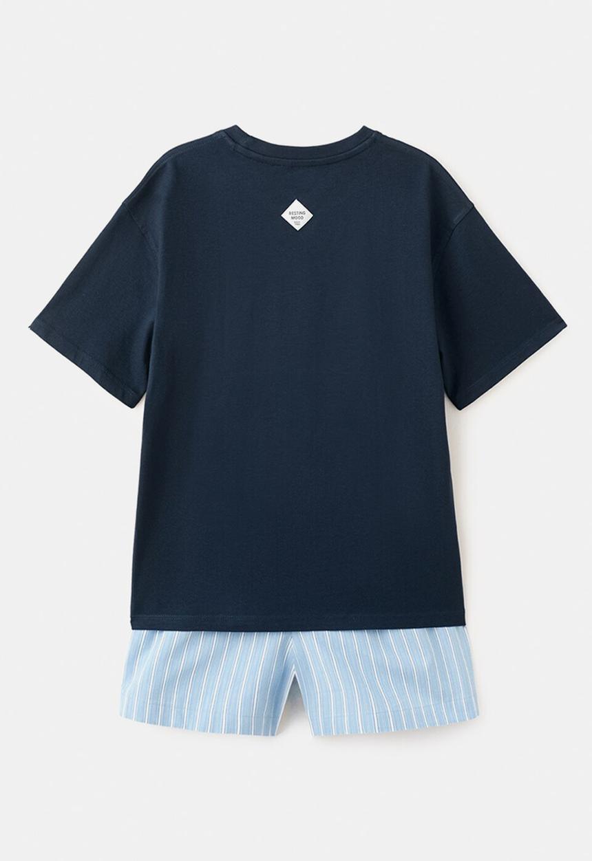 MANGO - Pyjama CLASSPI - Navy