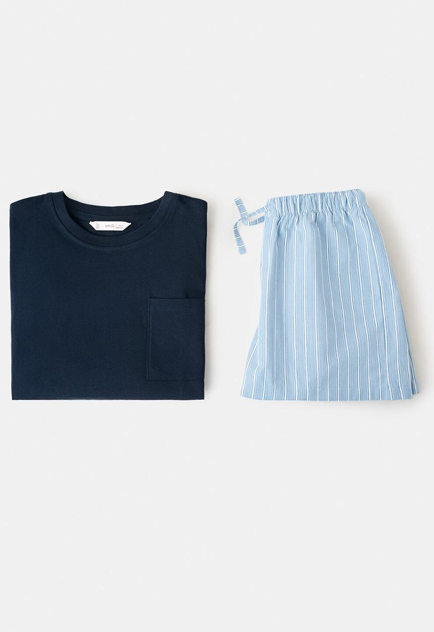 MANGO - Pyjama CLASSPI - Navy
