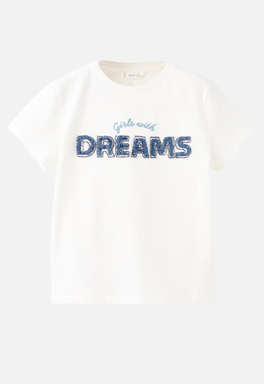 MANGO - T-Shirt DREAMS - Natural