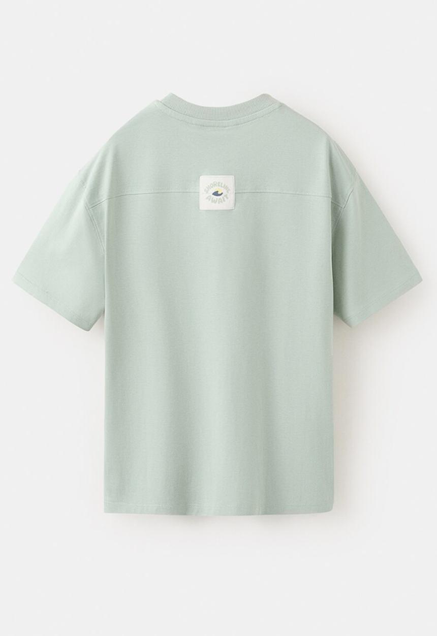 MANGO - T-Shirt MRESORT - Turquoise / Aqua