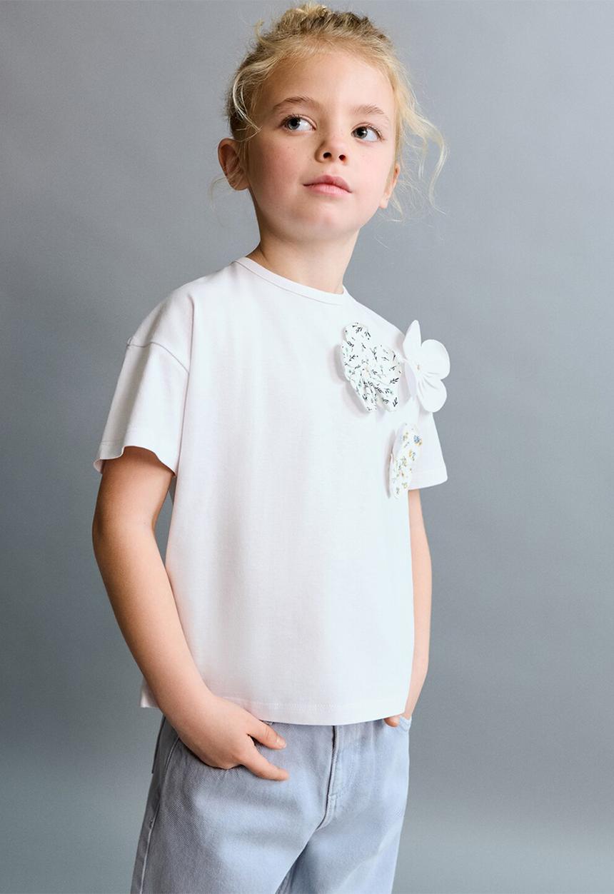 MANGO - T-Shirt LUXE - Natural