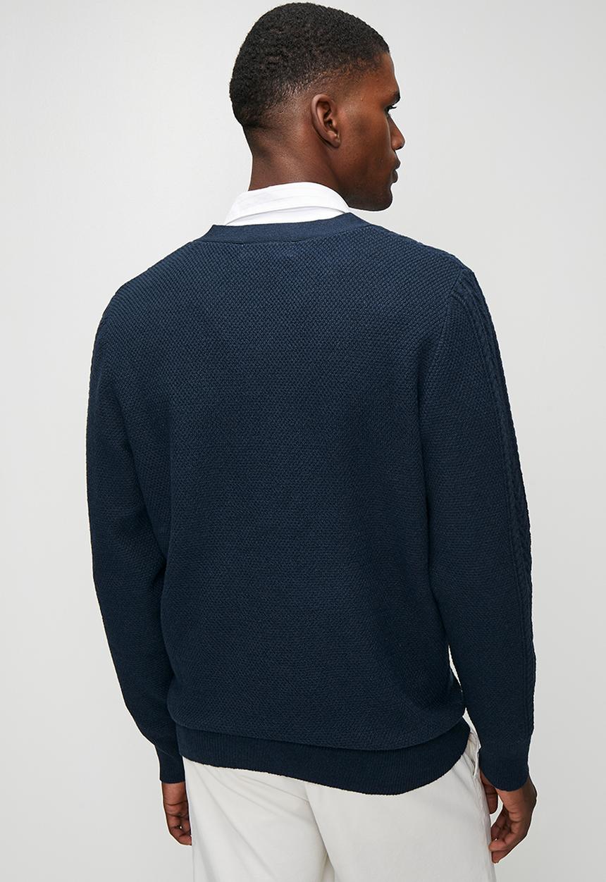 Pringle of Scotland - Steven Cable Cardigan - Navy