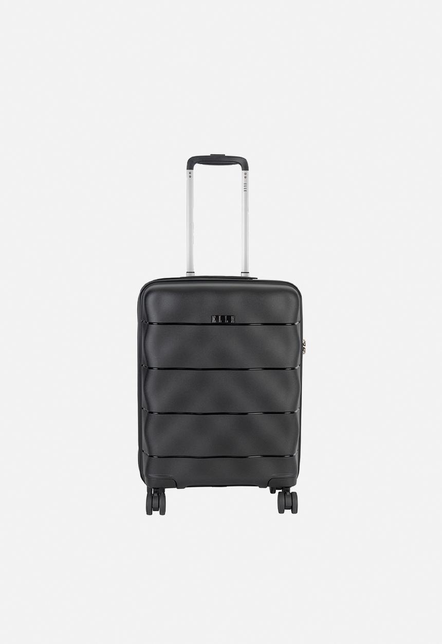 Elle - Carry-on trolley case with TSA lock - Black