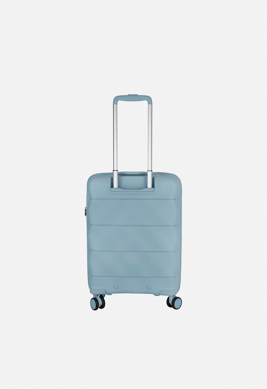 Elle - Carry-on trolley case with TSA lock - Blue