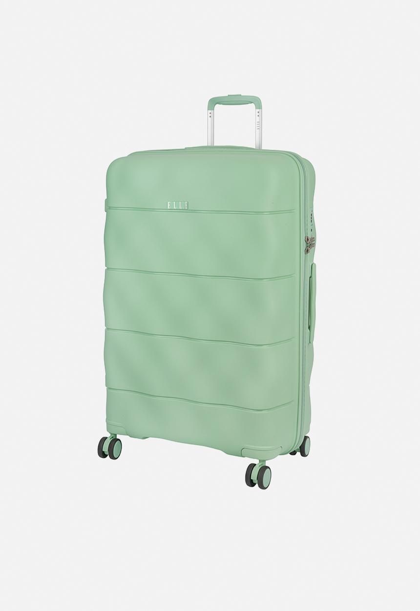 Elle - Large 4-wheel trolley case with TSA lock - Green