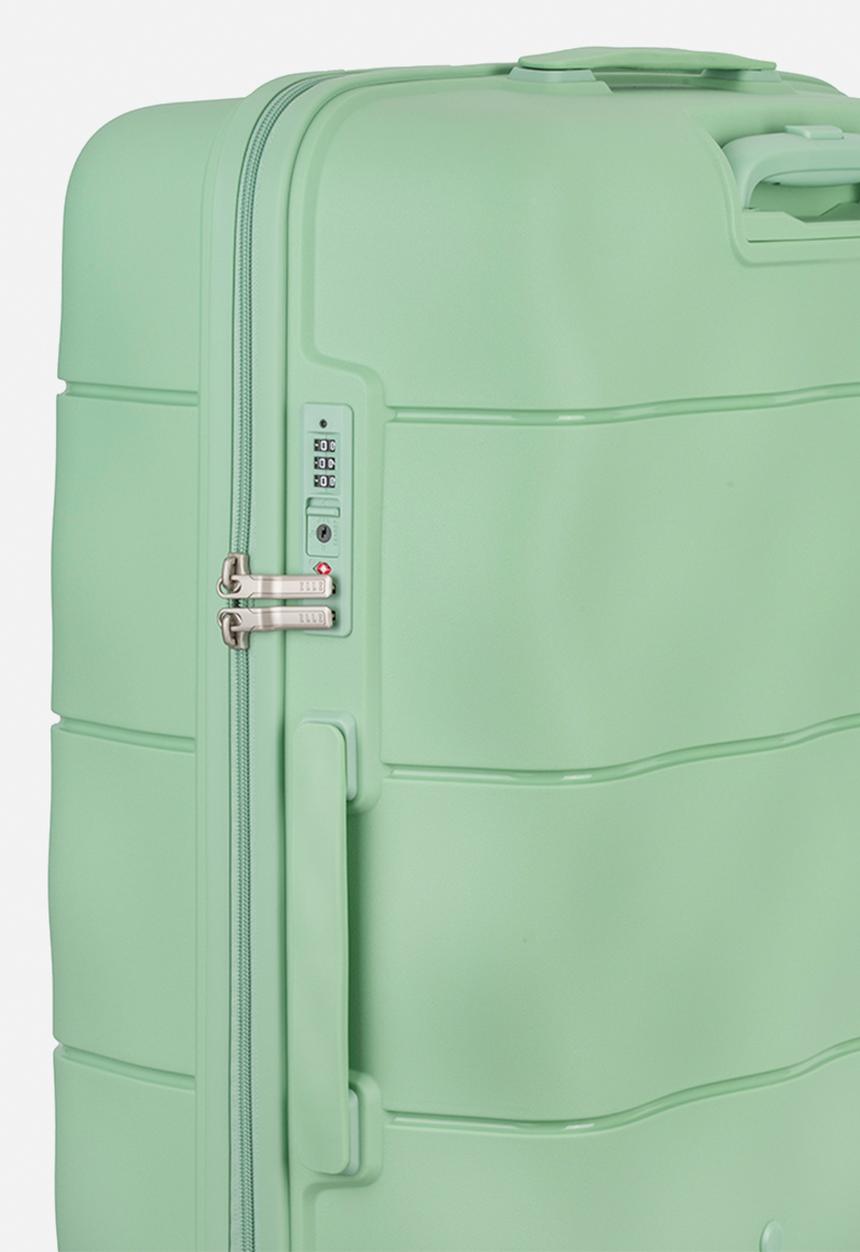 Elle - Large 4-wheel trolley case with TSA lock - Green
