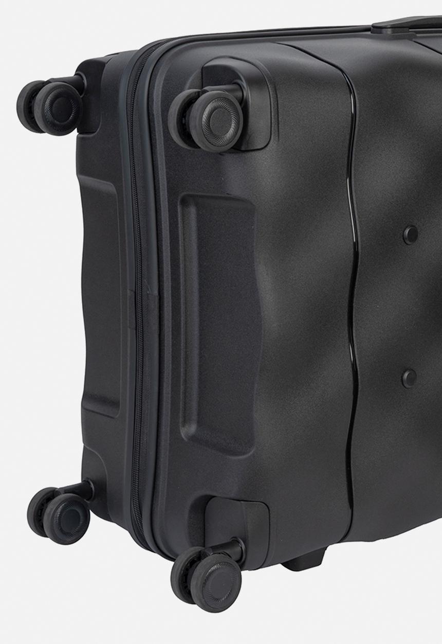 Elle - Large 4-wheel trolley case with TSA lock - Black