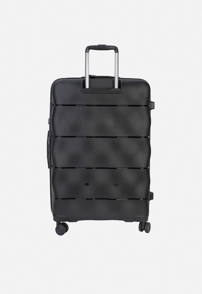 Elle - Large 4-wheel trolley case with TSA lock - Black