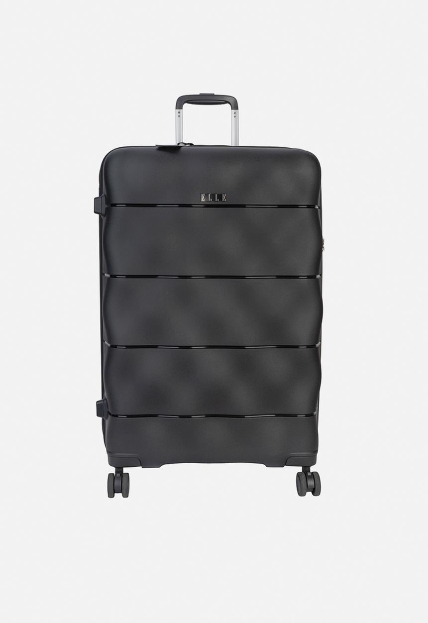 Elle - Large 4-wheel trolley case with TSA lock - Black