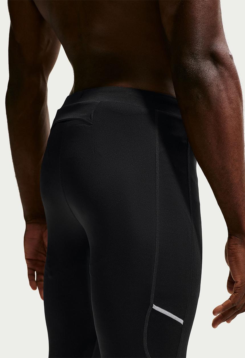 Nike - Miler Dri-FIT Running Tights -  Black/Black