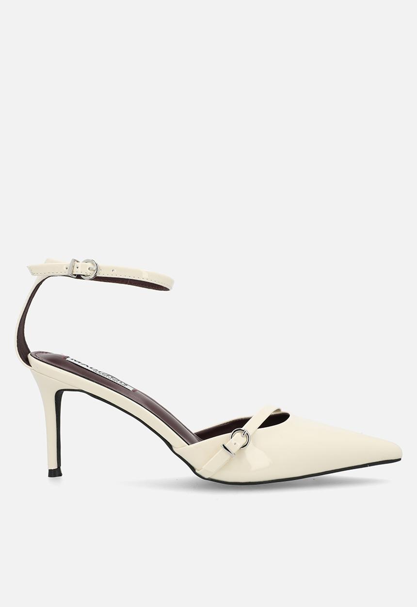 Madison® - Oda ankle strap heel - off white