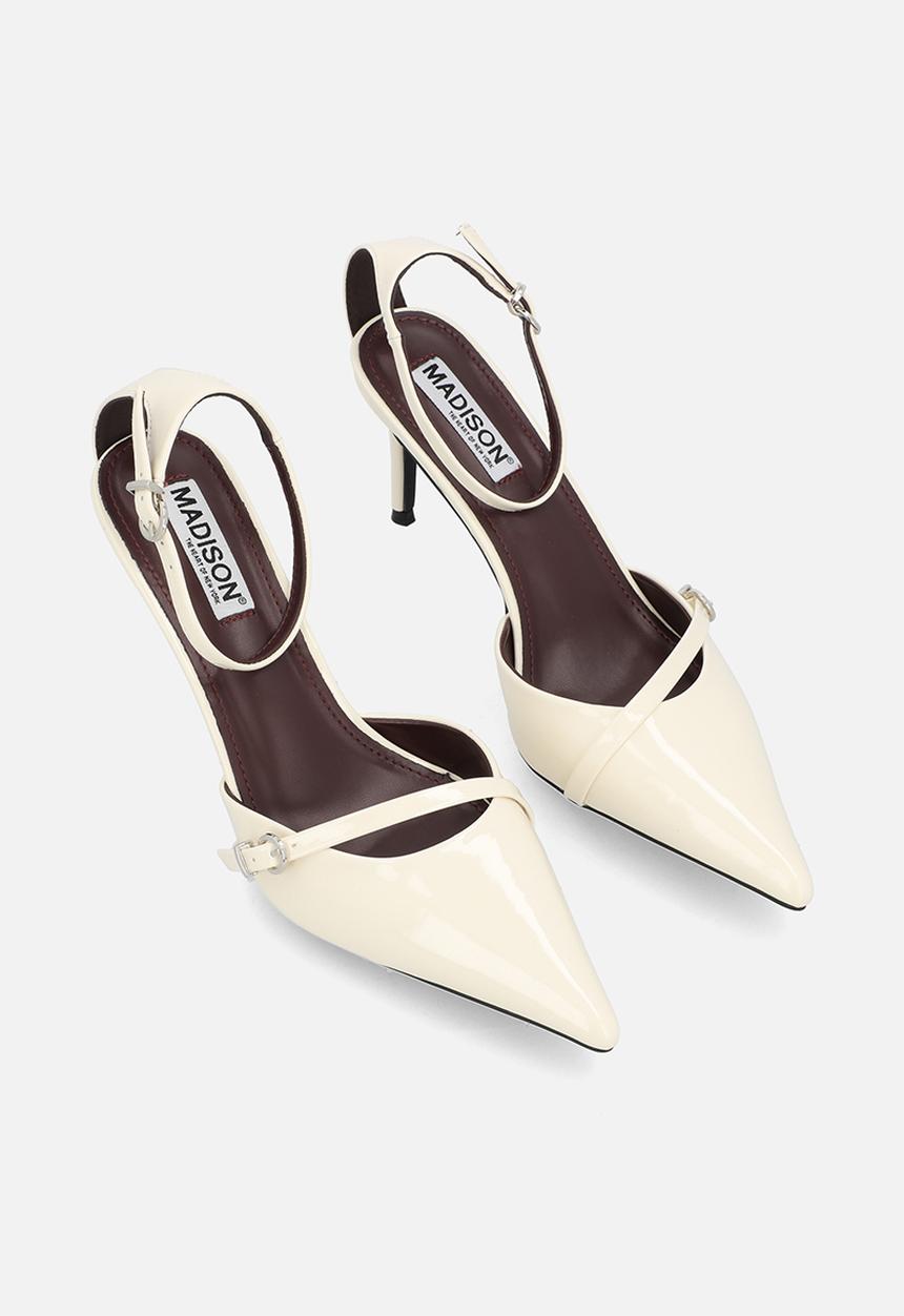 Madison® - Oda ankle strap heel - off white