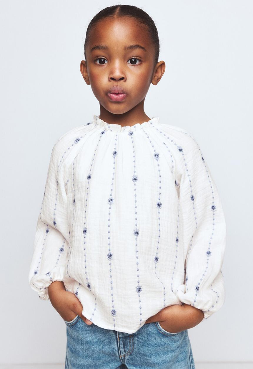 MANGO - Blouse Flavia - White