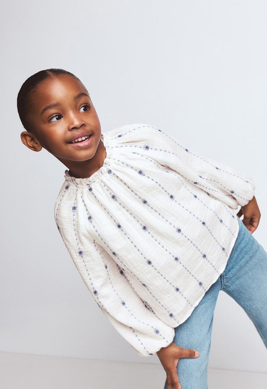 MANGO - Blouse Flavia - White