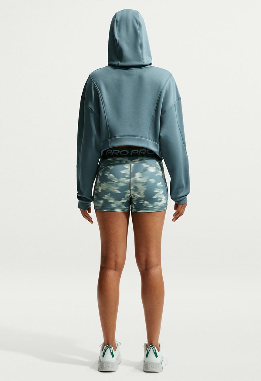 Nike - W Np Tf Hoodie Flc Gg - Mineral Slate/White