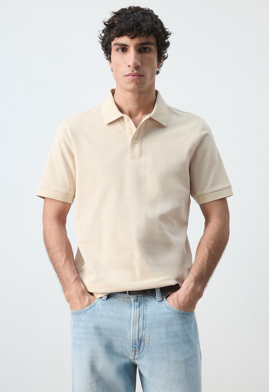 MANGO - Polo Shirt Rea - Sand