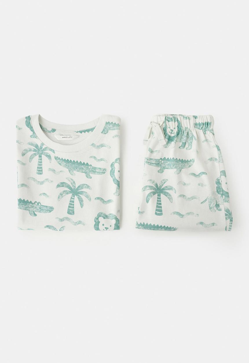 MANGO - Pyjama SELVAPIB - Turquoise / Aqua