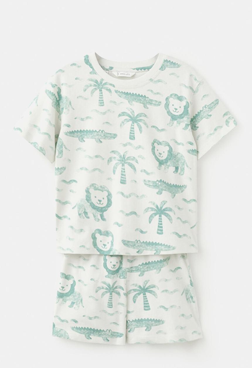 MANGO - Pyjama SELVAPIB - Turquoise / Aqua