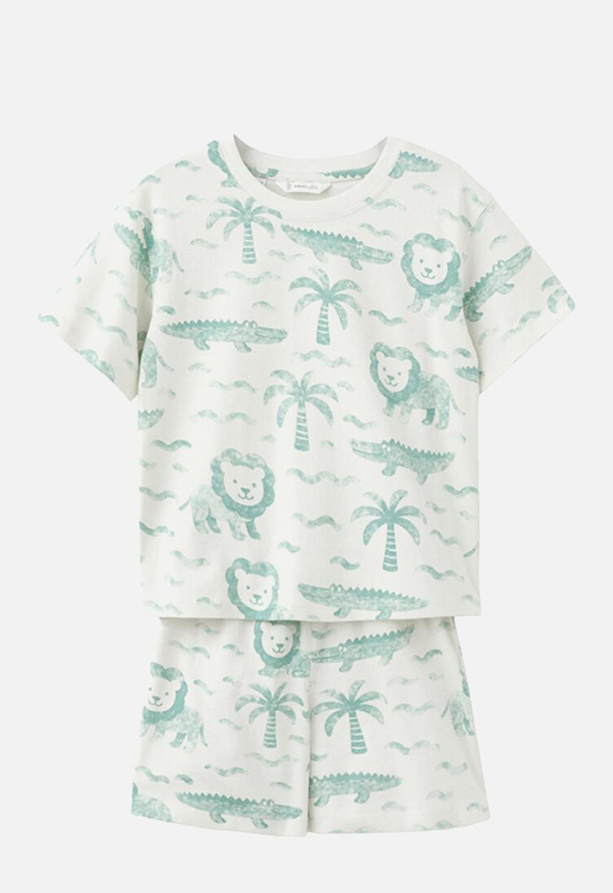 MANGO - Pyjama SELVAPIB - Turquoise / Aqua