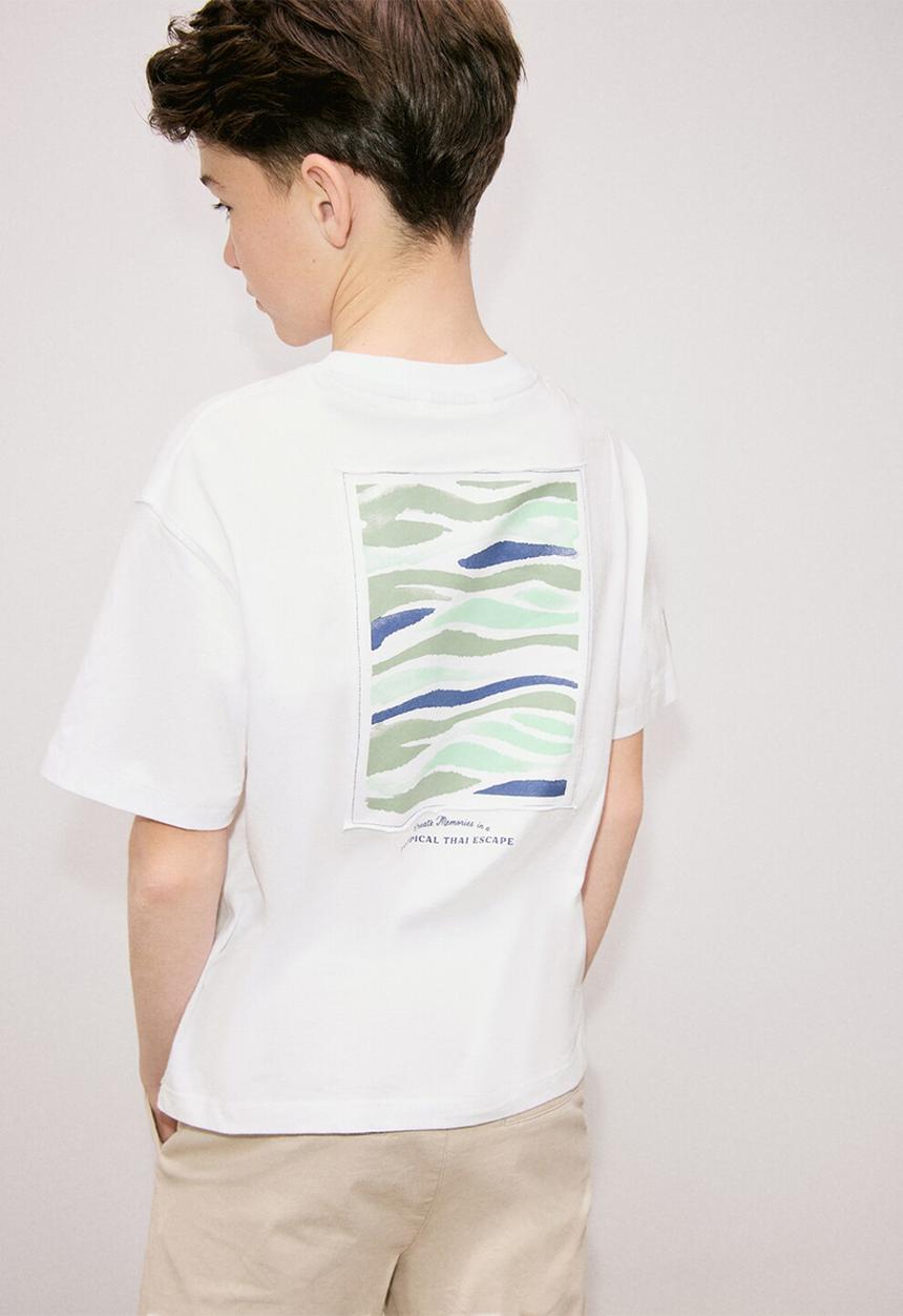 MANGO - T-Shirt MTROPIC - White