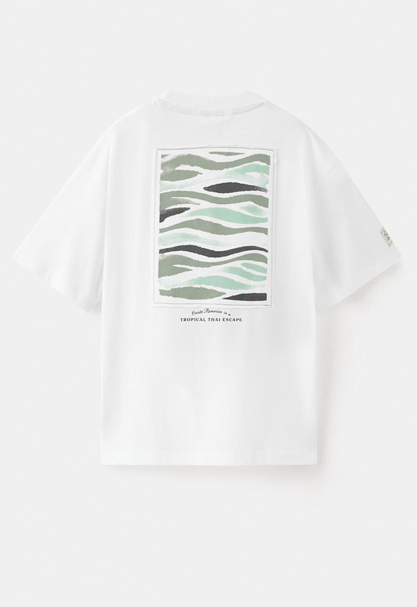 MANGO - T-Shirt MTROPIC - White
