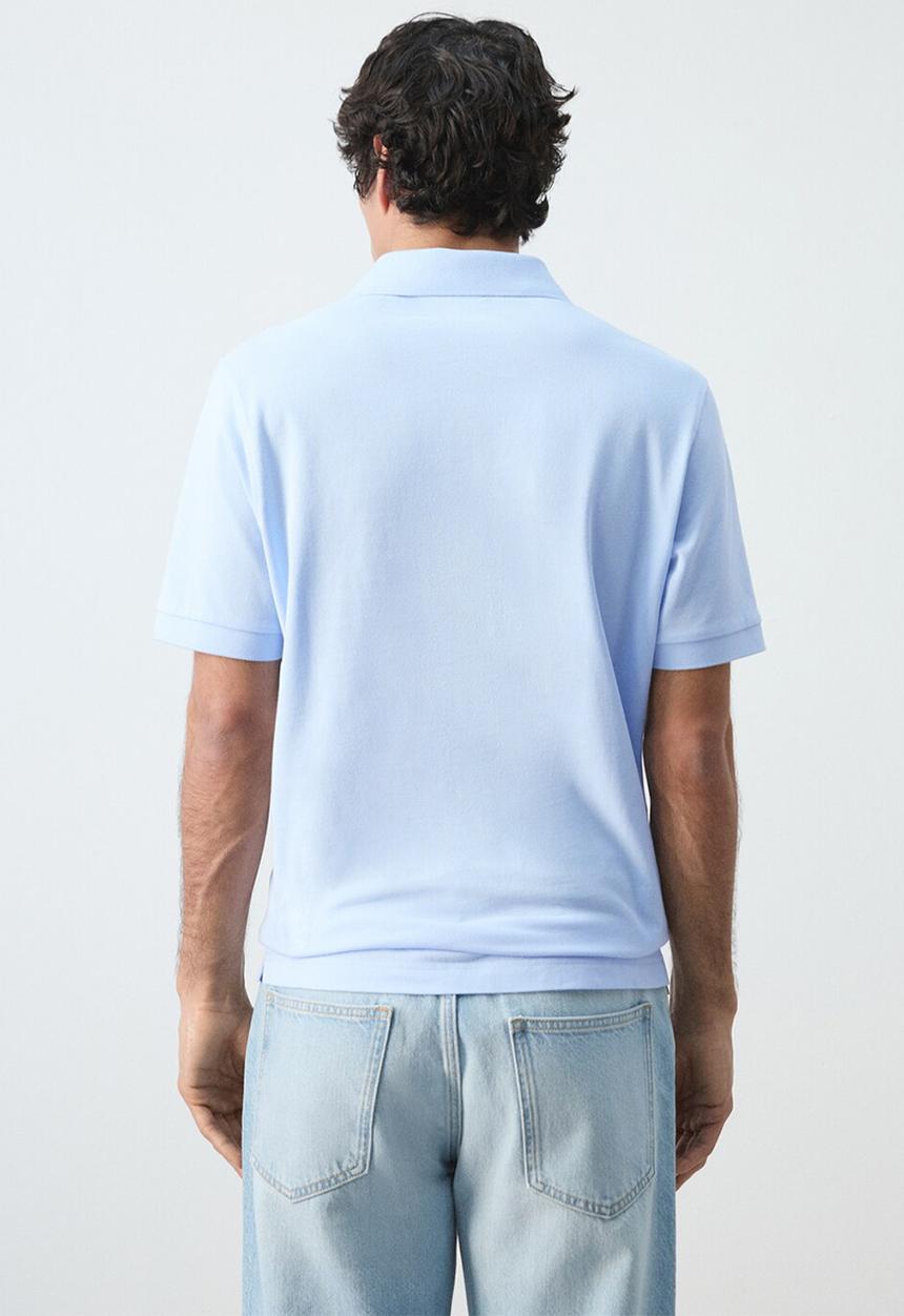 MANGO - Polo Shirt Rea - Sky-Blue