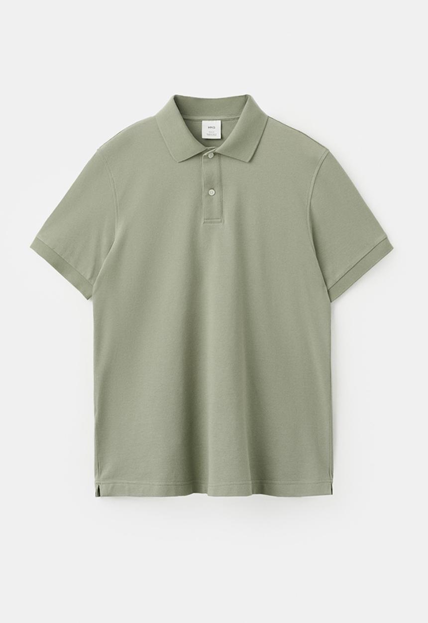 MANGO - Polo Shirt Rea - Pastel Green