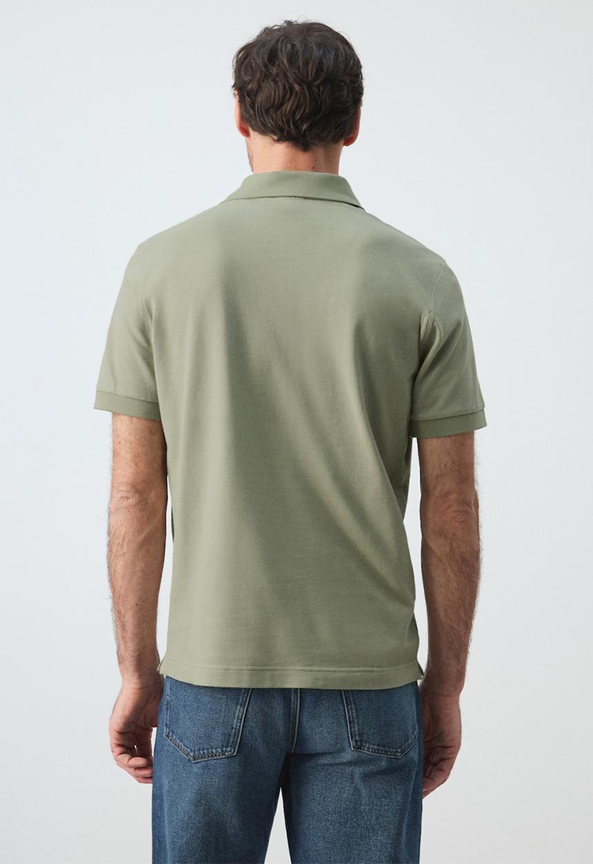 MANGO - Polo Shirt Rea - Pastel Green