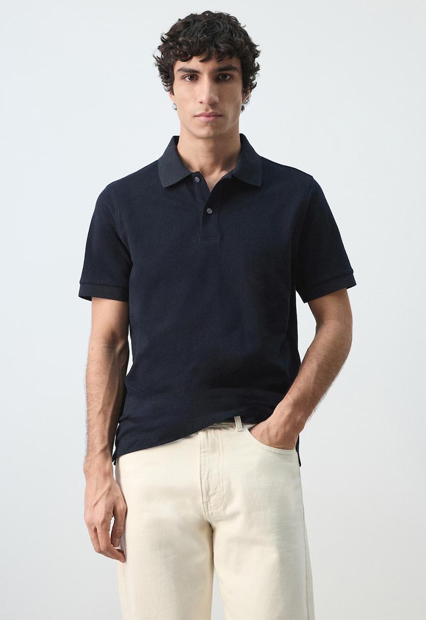 MANGO - Polo Shirt Rea - Navy