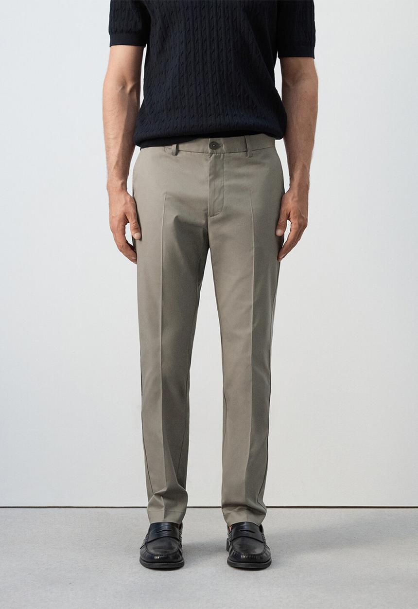 MANGO - Trousers Gaspar - Beige