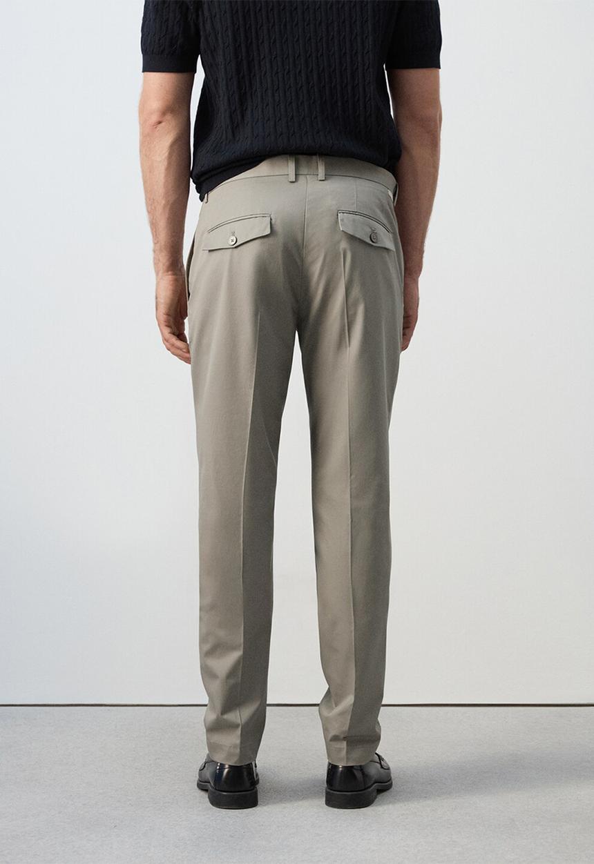 MANGO - Trousers Gaspar - Beige