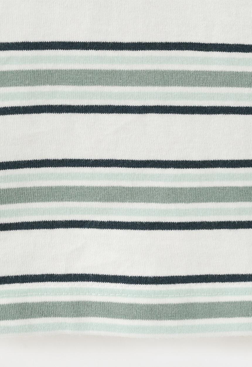 MANGO - T-Shirt MSTRIPE - Turquoise / Aqua