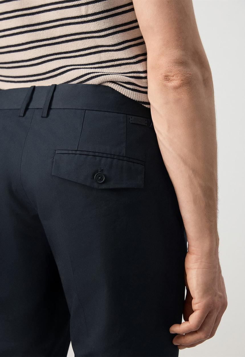 MANGO - Trousers Gaspar - Navy