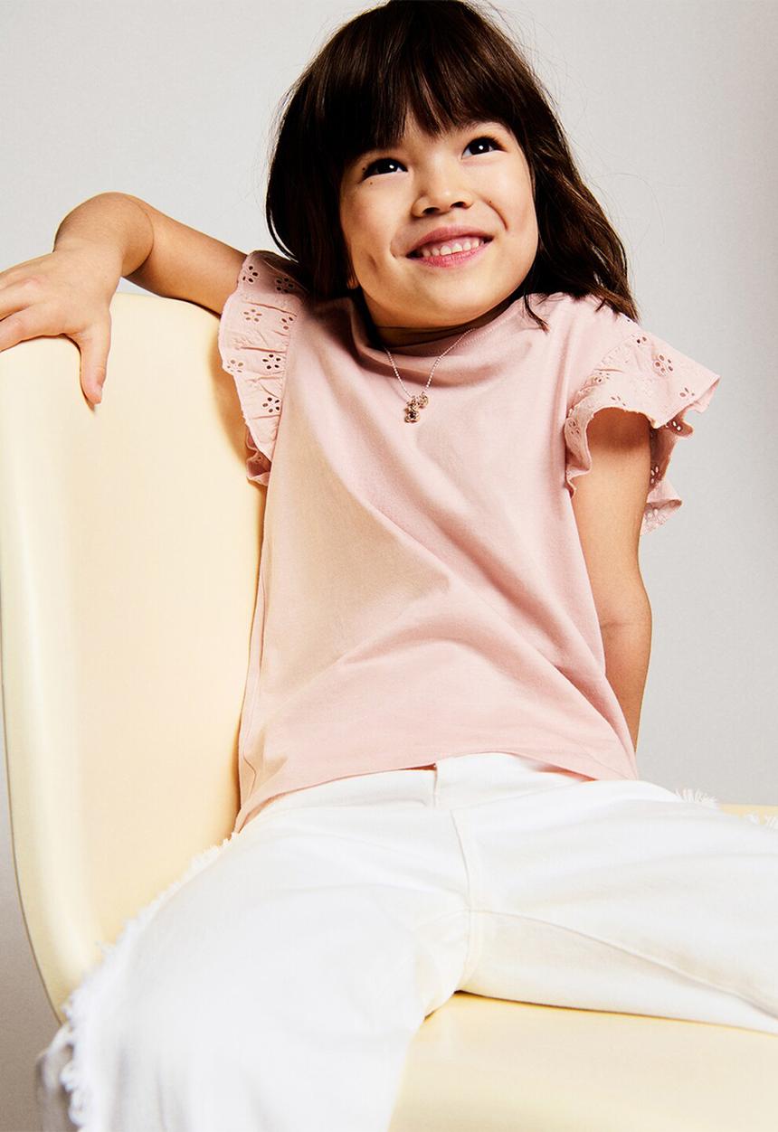 MANGO - T-Shirt DOBLE - Pink