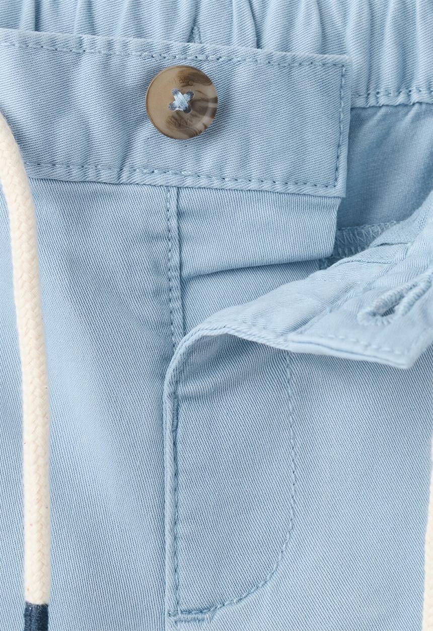 MANGO - Bermudas ALGARVE - Light/Pastel Blue