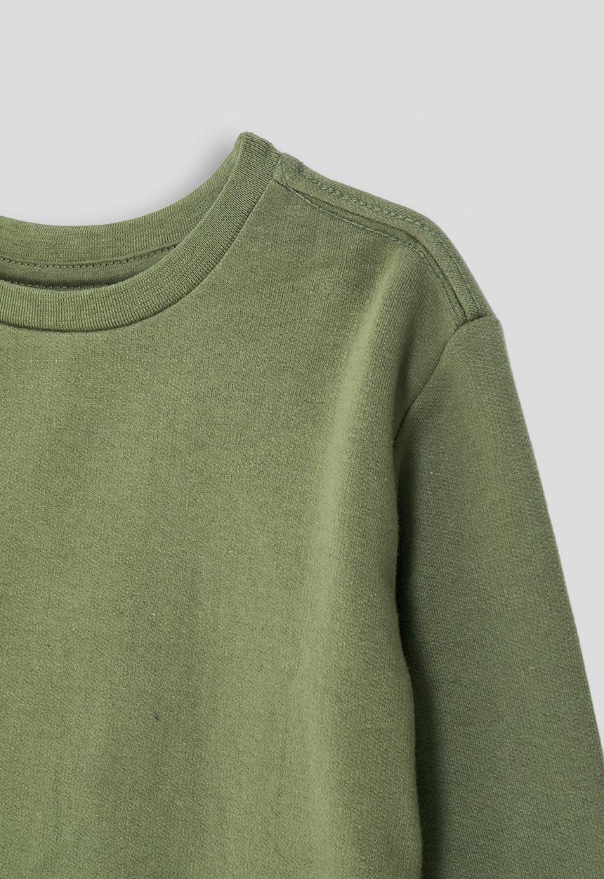 Pop Candy - 2 pack sweatshirt - olive/charcoal