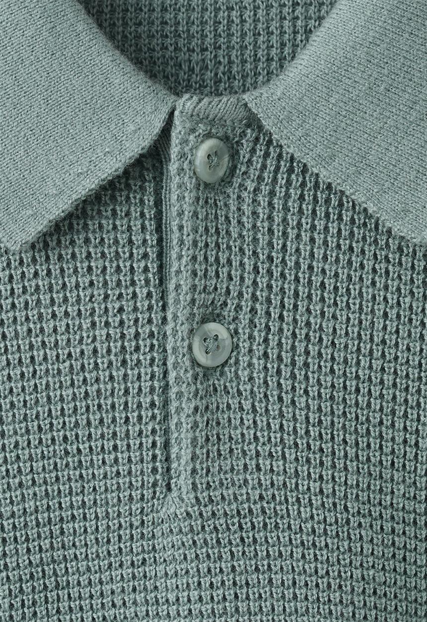 MANGO - Sweater JOHNNY - Medium Green