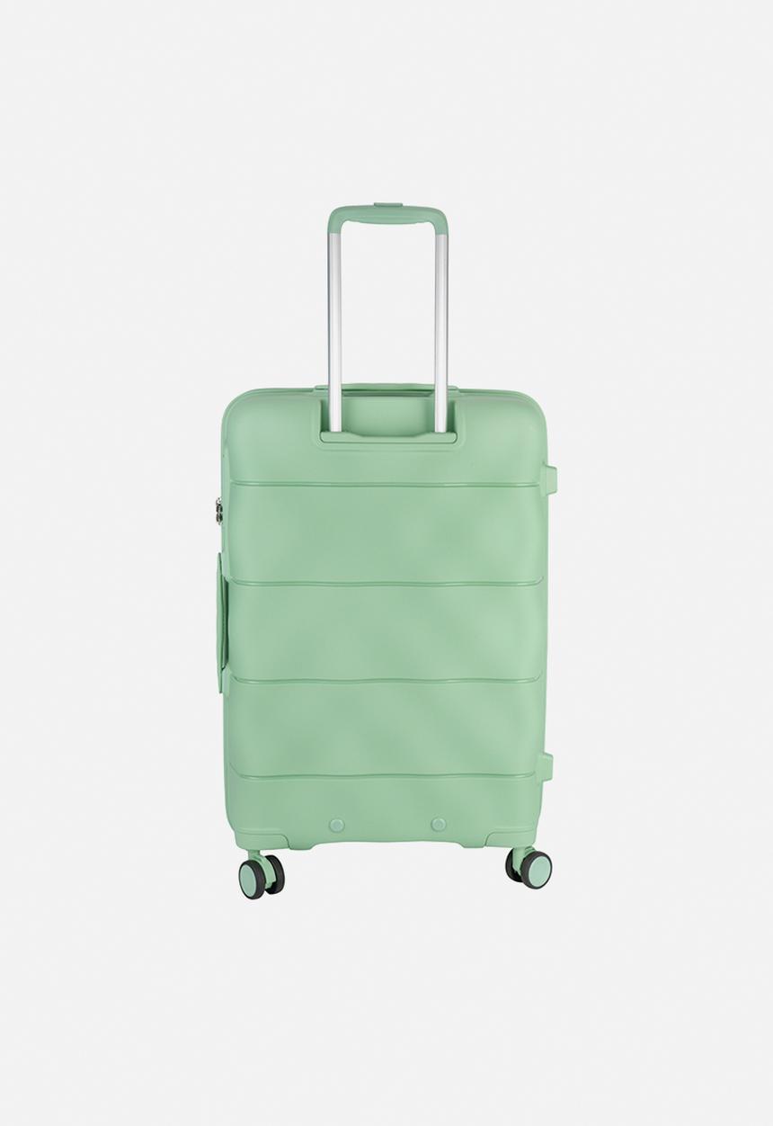 Elle - Medium 4-wheel trolley case with TSA lock - Green