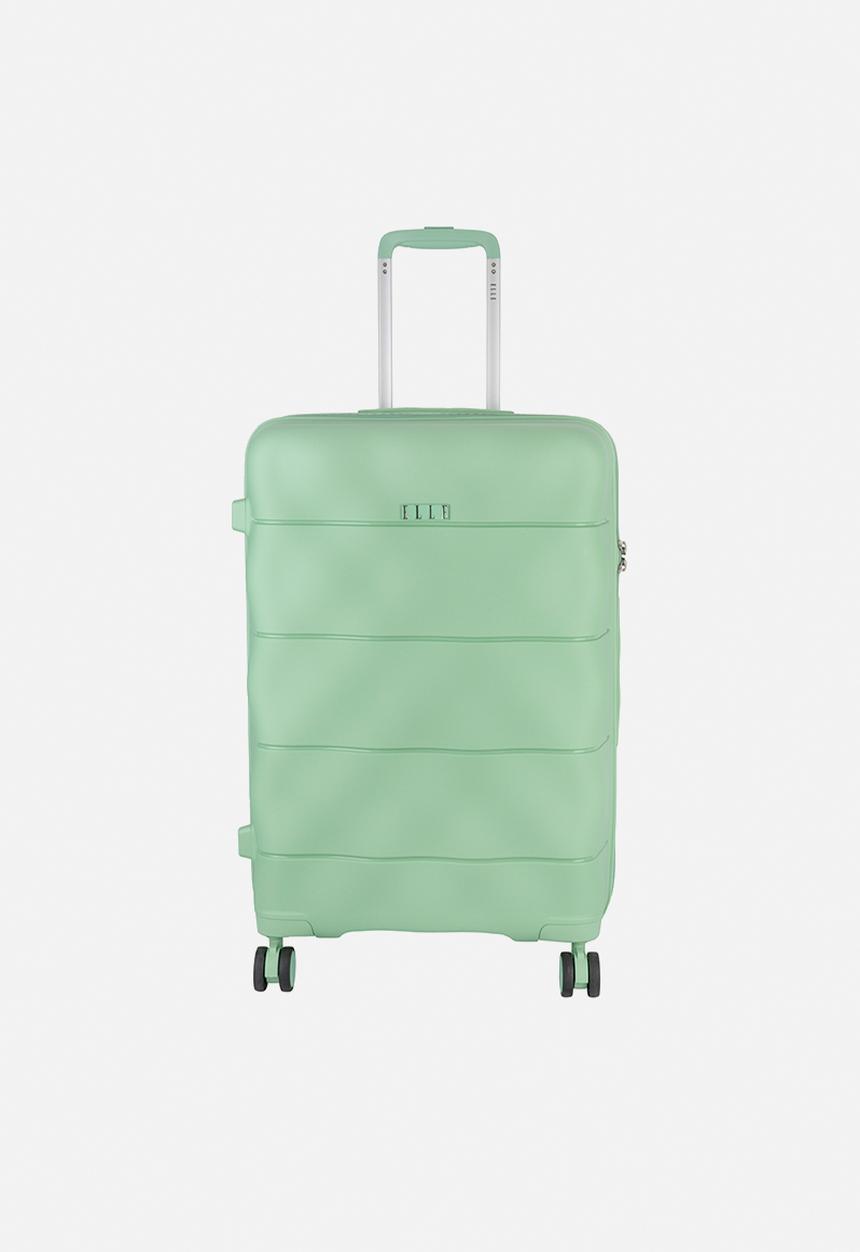 Elle - Medium 4-wheel trolley case with TSA lock - Green