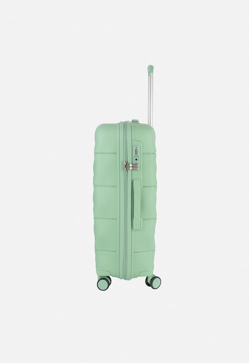 Elle - Medium 4-wheel trolley case with TSA lock - Green