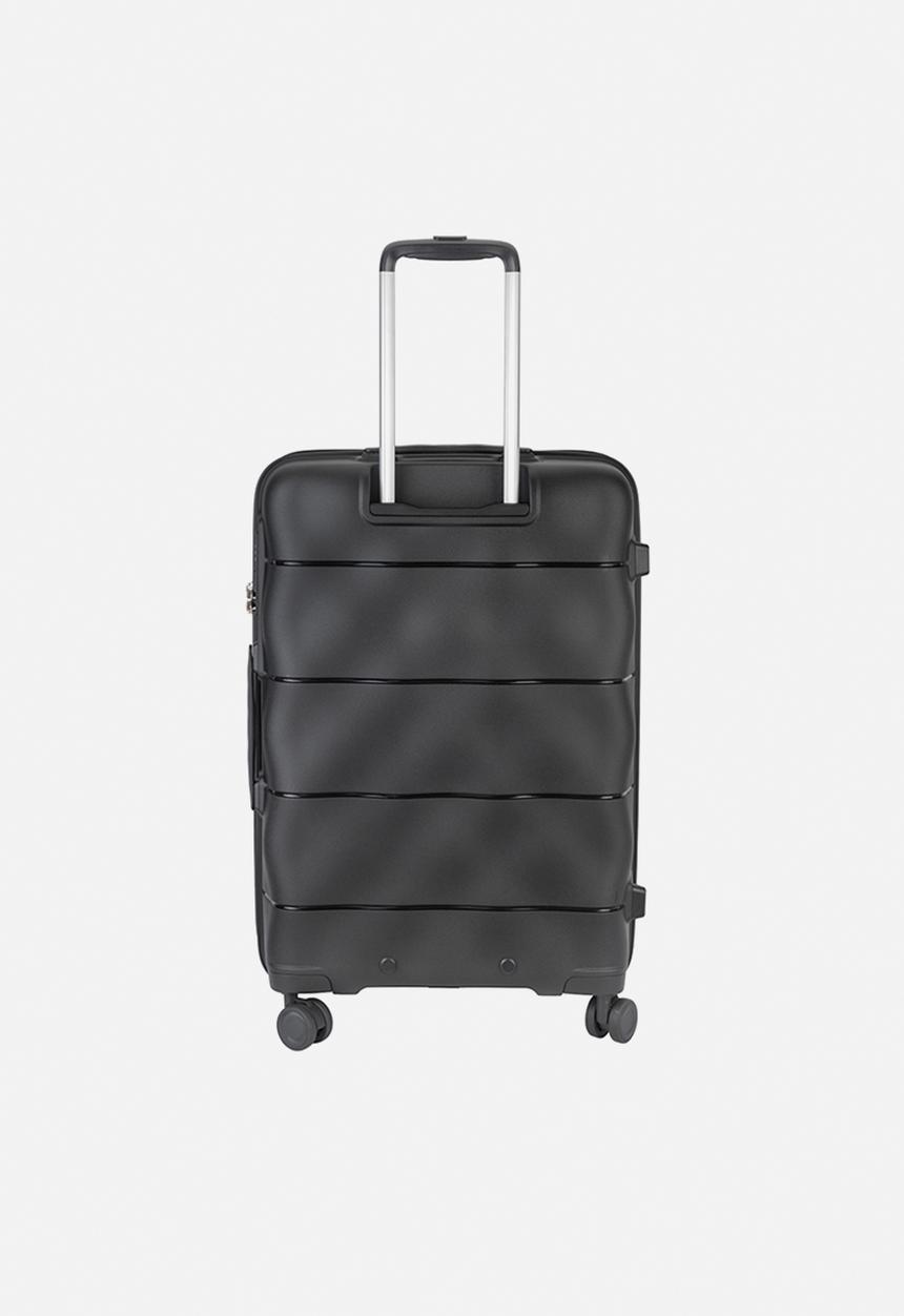 Elle - Medium 4-wheel trolley case with TSA lock - Black