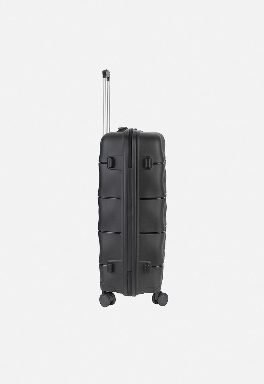 Elle - Medium 4-wheel trolley case with TSA lock - Black