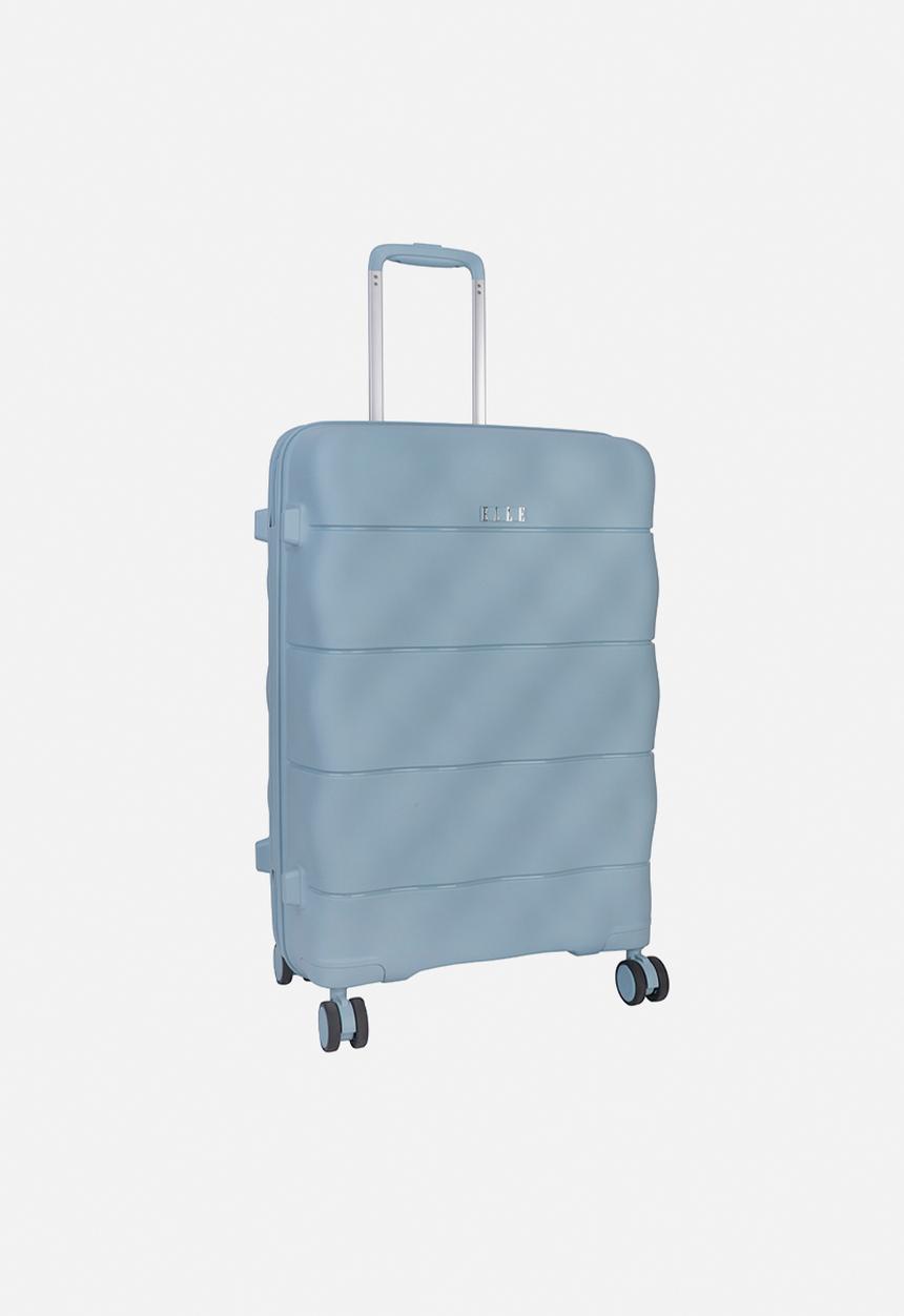 Elle - Medium 4-wheel trolley case with TSA lock - Blue