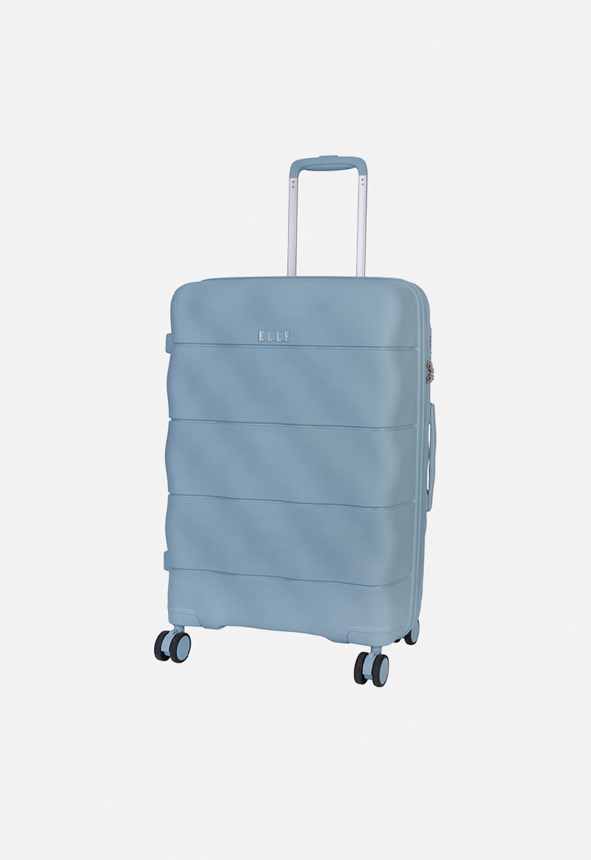 Elle - Medium 4-wheel trolley case with TSA lock - Blue