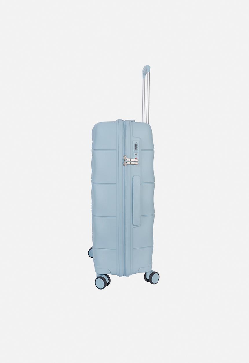 Elle - Medium 4-wheel trolley case with TSA lock - Blue