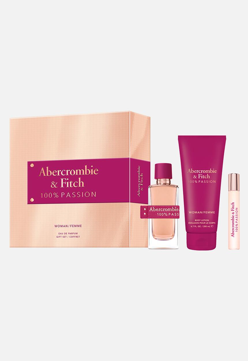 Abercrombie and Fitch - Abercrombie & Fitch 100% Passion Her Edp Gift Set - 100ml
