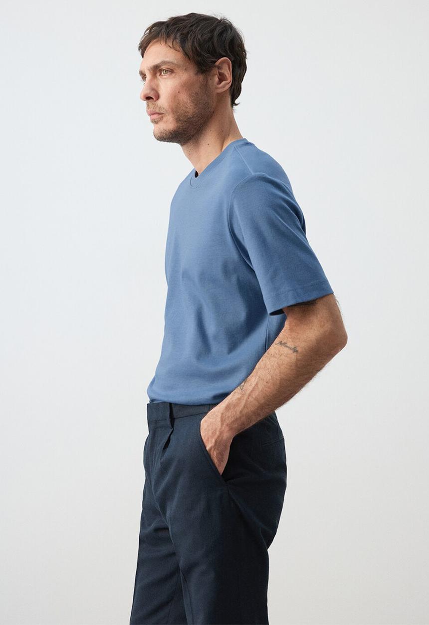 MANGO - T-Shirt Kimi - Whitish-Blue