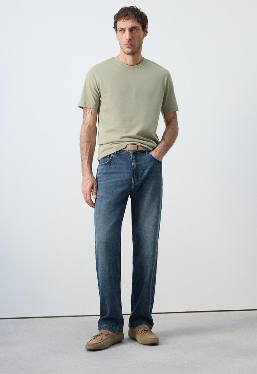 MANGO - T-Shirt Cherlo - Pastel Green